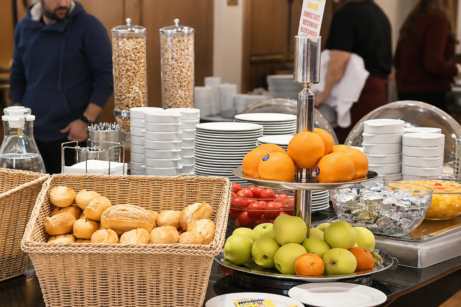 Buffet du petit-déjeuner