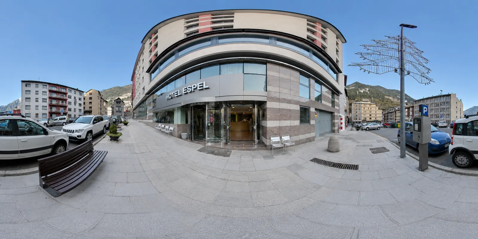 Panoramic street view